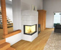 Kaminbausatz Brunner Systemkamin BSK 03 Eck Kamin Rechts Schiebetür, 12 KW -Brunner Grillen Geschaft bsk03 02c3pzps0rugyk5