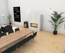 Kaminbausatz Brunner Systemkamin BSK 06 Architektur Kamin Schiebetür, 14 KW -Brunner Grillen Geschaft bsk06 01jfr66f4gmyrip