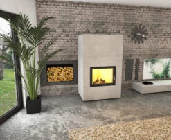 Kaminbausatz Brunner Systemkamin BSK 08 Kompakt Kamin Drehtür Warmluftaufsatz, 11 KW -Brunner Grillen Geschaft bsk08 02fvmyzaiwuseks