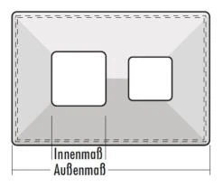 Kaminabdeckplatte Beton Zweizügig Mit Eckigen Ausschnitten -Brunner Grillen Geschaft c03af8f7977f4a287448543997834f62