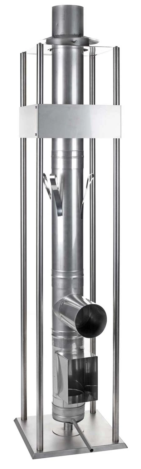 Edelstahlkamin Komplettbausatz 11,3 M Einwandig - Eka Complex E 4 Edelstahlkamin Komplettbausatz 11,3 M Einwandig - Eka Complex E – Bild 2