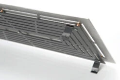 Design Lüftungsgitter 45 X 23 Cm Mit Einbaurahmen Edelstahl Matt - Schwarz -Brunner Grillen Geschaft c3b56a4e8530e9ae36395d772f10f2ac