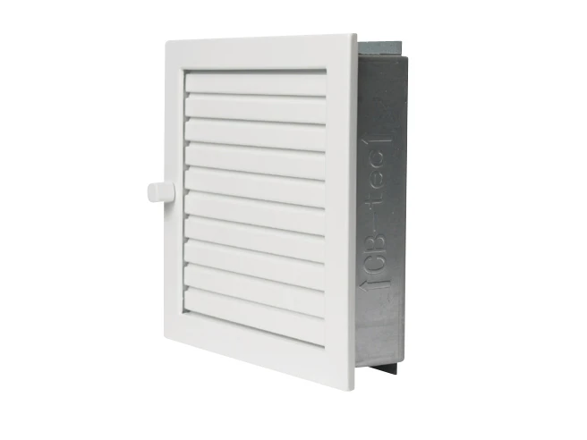 Warmluftgitter Stahl Weiß 4 Warmluftgitter Stahl Weiß – Bild 2