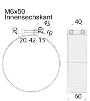 Dichtmanschette Kesselbride Edelstahl Einwandig - Eka Complex E 5 Dichtmanschette Kesselbride Edelstahl Einwandig - Eka Complex E – Bild 3