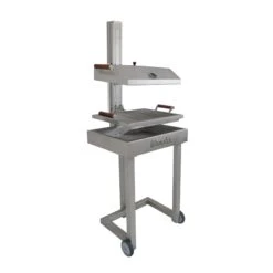 Edelstahlgrill Wamsler LIFTER DELUXE Mit Grillhaube