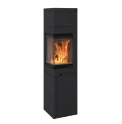 Kaminofen Nordpeis QUADRO 3 Schwarz, 6 KW -Brunner Grillen Geschaft f24d16184a1ab56ede720cbe1522efb9