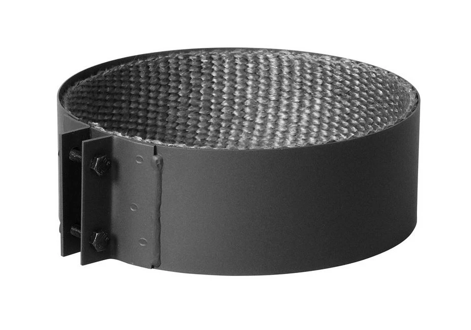 Halteschelle Für Rauchrohr Stahl Doppelwandig Ø 150 Mm Schwarz 4 Halteschelle Für Rauchrohr Stahl Doppelwandig Ø 150 Mm Schwarz – Bild 2