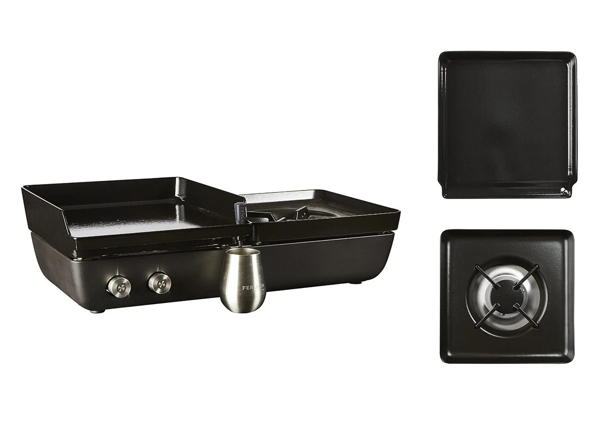 Gasgrill Ferleon PATIO II, Plancha/Hob (Kochfeld) 4 Gasgrill Ferleon PATIO II, Plancha/Hob (Kochfeld) – Bild 2