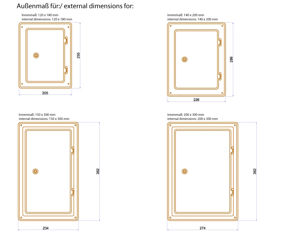 Kamintür Edelstahl V4A Mit 200 Mm Stutzen 8 Kamintür Edelstahl V4A Mit 200 Mm Stutzen – Bild 6