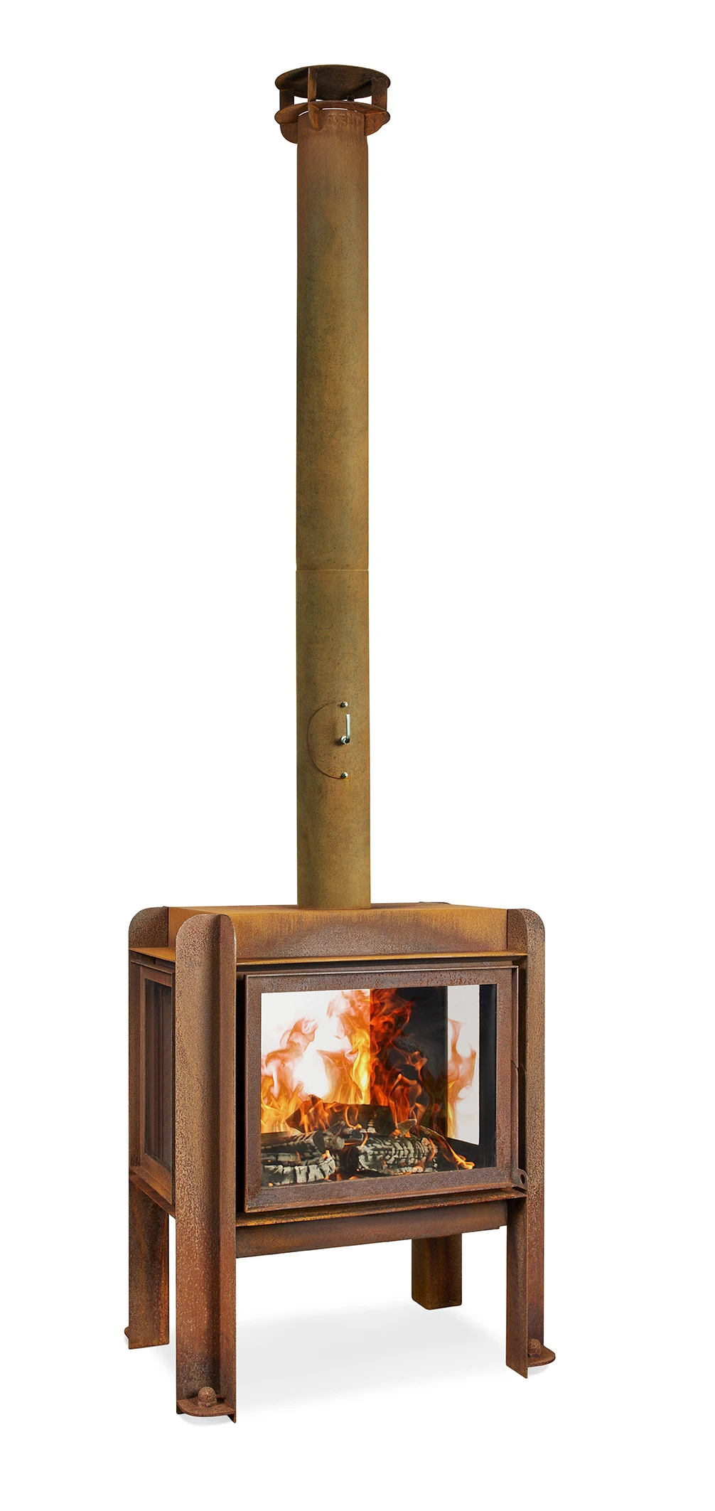 Terrassenkamin Cortenstahl RB73 FENNEK 80 4 Terrassenkamin Cortenstahl RB73 FENNEK 80 – Bild 2