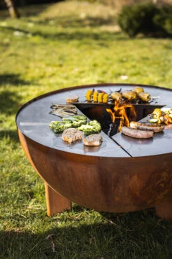 Feuerschale Feu Du Jardin TRIA -Brunner Grillen Geschaft feuerschale tria rost 17