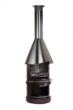 Grillkamin Edelstahl Firestar DESIGN 700 -Brunner Grillen Geschaft firestar dn 700 design braun brown 2