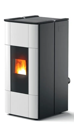 Pelletofen Wasserführend MCZ JAZZ HYDROMATIC Maestro M1+, 30 KW -Brunner Grillen Geschaft jazz whitejwwivi2lchash