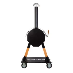 Der Merklinger 600 Holzofen Standard -Brunner Grillen Geschaft merklinger holzbackofen grill pizzaofen brotbackofen 600 hinten jpg