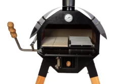 Der Merklinger 600 Holzofen Standard -Brunner Grillen Geschaft merklinger holzbackofen grill pizzaofen brotbackofen 600 vorne schamottsteine grillrost jpg