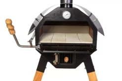 Der Merklinger 600 Holzofen Standard -Brunner Grillen Geschaft merklinger holzbackofen grill pizzaofen brotbackofen 600 vorne schamottsteine jpg