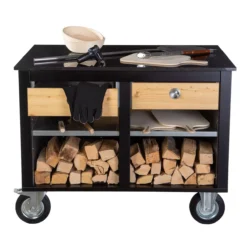 Der Merklinger Outdoor Modul "Eva" (2 Schubladen M. Ablage) 18 Der Merklinger Outdoor Modul "Eva" (2 Schubladen M. Ablage) -Brunner Grillen Geschaft merklinger holzbackofen grill pizzaofen brotbackofen mobiler seitentisch granit schubladen zubehoer1 schwarz jpg