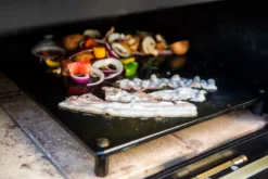 Der Merklinger Feuerplatte 1200 -Brunner Grillen Geschaft merklinger holzbackofen grill pizzaofen brotbackofen feuerplatte jpg