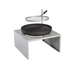 Feuerschale Stahl Mit Grillrost Feu Du Jardin MODERNE