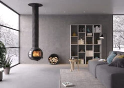 Kaminofen Nordpeis ME Decke 5,8 KW Schwarz -Brunner Grillen Geschaft nordpeis kaminofen me decke ambiente 0qn4xdfdhramev