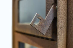 Terrassenkamin Cortenstahl RB73 QUERCUS -Brunner Grillen Geschaft quercus detail 02