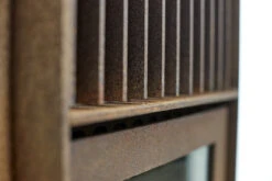 Terrassenkamin Cortenstahl RB73 QUERCUS -Brunner Grillen Geschaft quercus detail 03