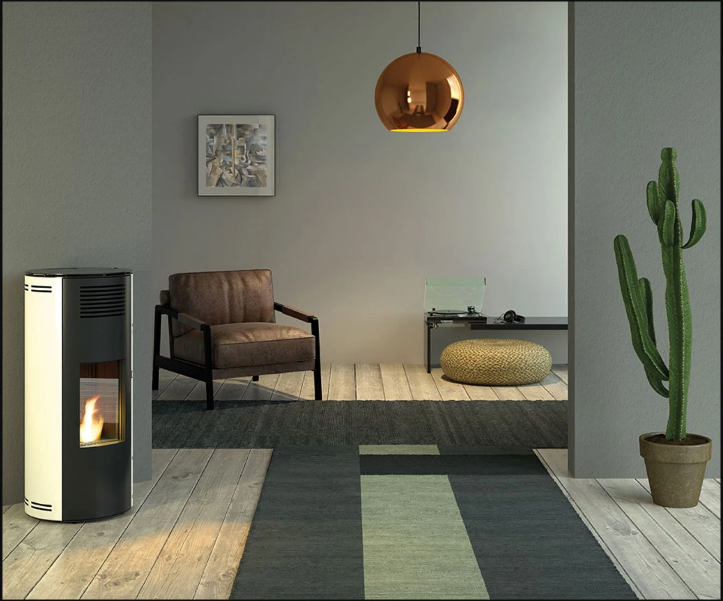 Pelletofen RED MINTA Air S1, 8 KW 6 Pelletofen RED MINTA Air S1, 8 KW – Bild 4