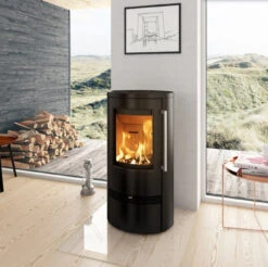 Kaminofen TermaTech TT21RL Schwarz, 6 KW -Brunner Grillen Geschaft s01 628 0rs5n0msyi2odw