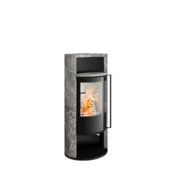 Kaminofen Spartherm SINO CITY, 5 KW -Brunner Grillen Geschaft sino city nero speckstein feuer
