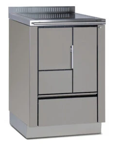 Holzherd Greithwald Tyrola TRA 60, 6 KW -Brunner Grillen Geschaft tr a60 edelstahl