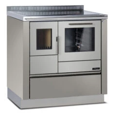 Holzherd Greithwald Tyrola TRA 80, 7 KW -Brunner Grillen Geschaft tr a80 edelstahl