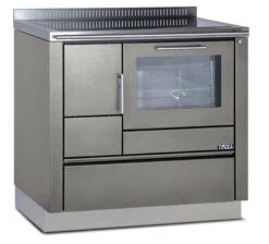 Holzherd Greithwald Tyrola TRA 90, 7 KW -Brunner Grillen Geschaft tr a90 edelstahl