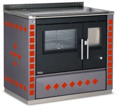 Holzherd Greithwald Tyrola TRC 95, 8 KW 9 Holzherd Greithwald Tyrola TRC 95, 8 KW -Brunner Grillen Geschaft tr c95 anthrazit rot