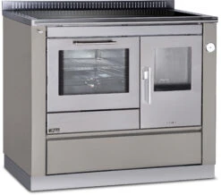 Holzherd Wasserführend Greithwald Tyrola TRT 100, 10 KW -Brunner Grillen Geschaft tr t100 edelstahl