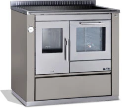 Holzherd Wasserführend Greithwald Tyrola TRT 90, 10 KW -Brunner Grillen Geschaft tr t90 edelstahl