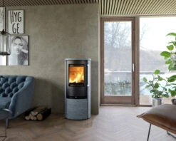 Kaminofen TermaTech TT21RHS Heat Storage Speckstein, 5 KW -Brunner Grillen Geschaft tt21rhstgtfowulxysik