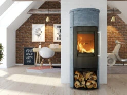 Kaminofen TermaTech TT21RS Heat Storage Speckstein, 5 KW -Brunner Grillen Geschaft tt21rs loftlejelighed fedtsten heatstorage testrender 03